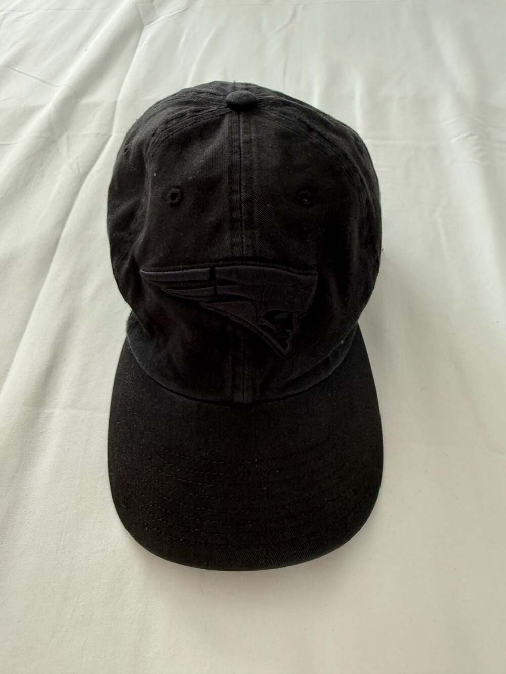 '47 Brand New England Patriots Tonal Clean Up Adjustable Hat Black